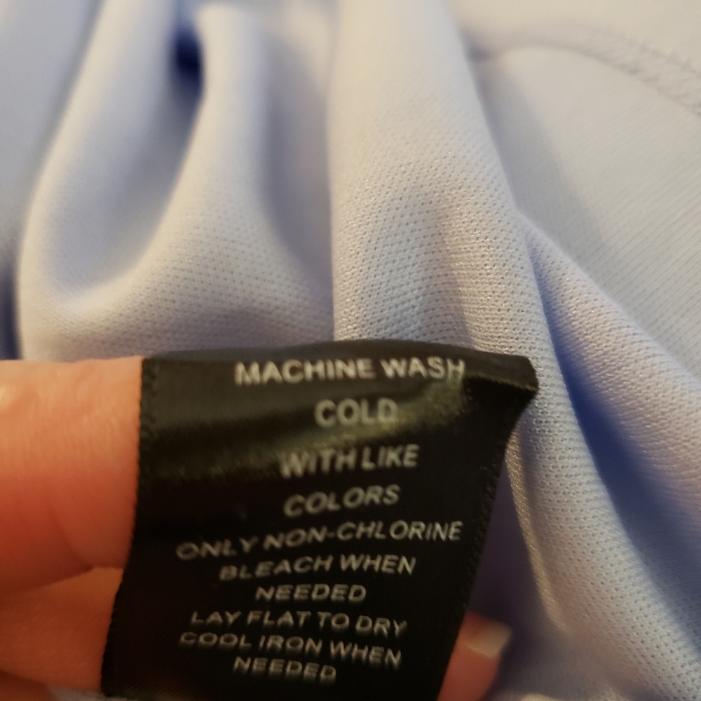 Torrid Blue Chiffon Babydoll Shirt Dress Sz 3X - Picture 6 of 6